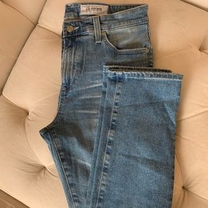 AG the mari high rise slim straight jeans